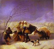 Francisco Jose de Goya The Snowstorm oil painting reproduction